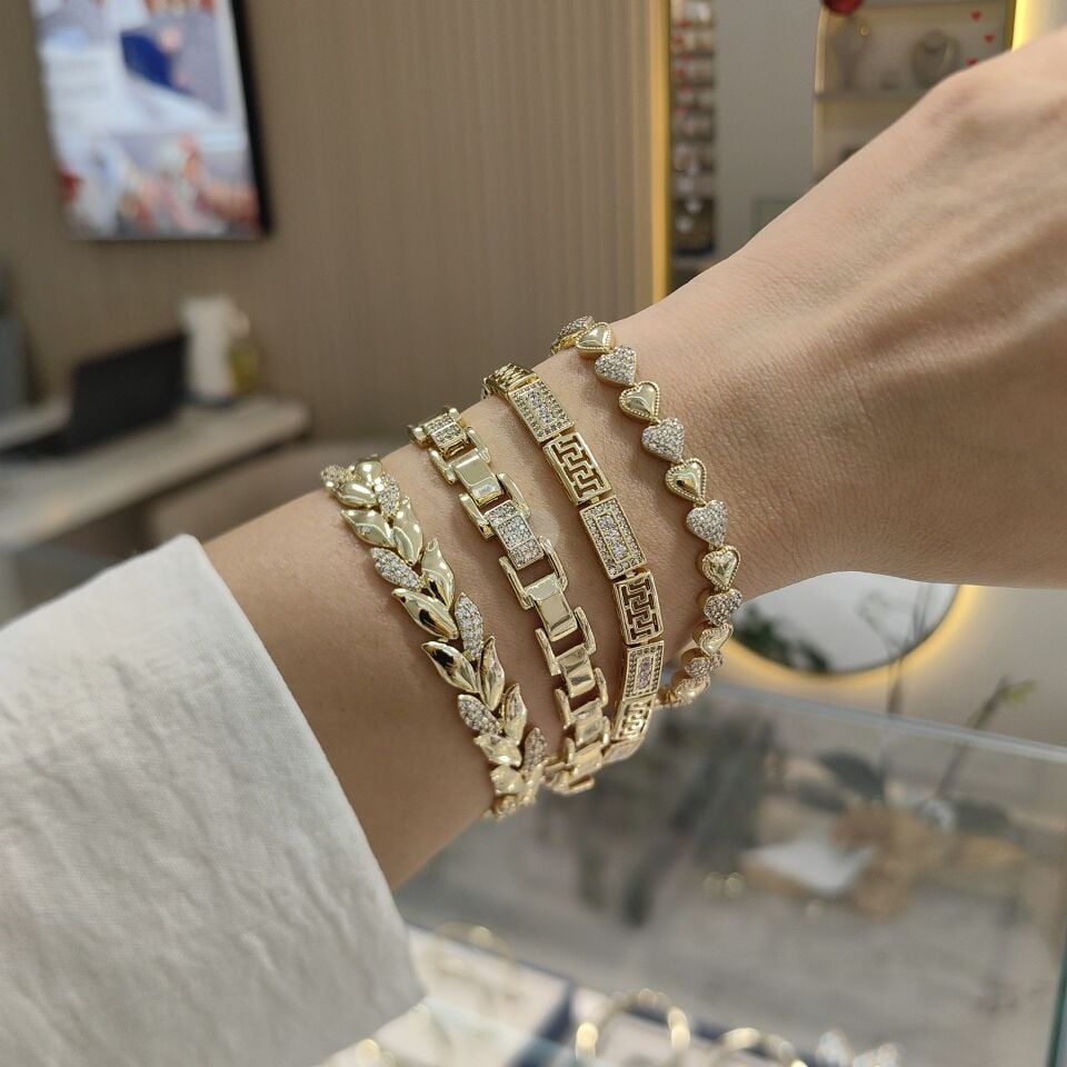 14K ALTIN KAPLAMA BEST BİLEKLİKLER
