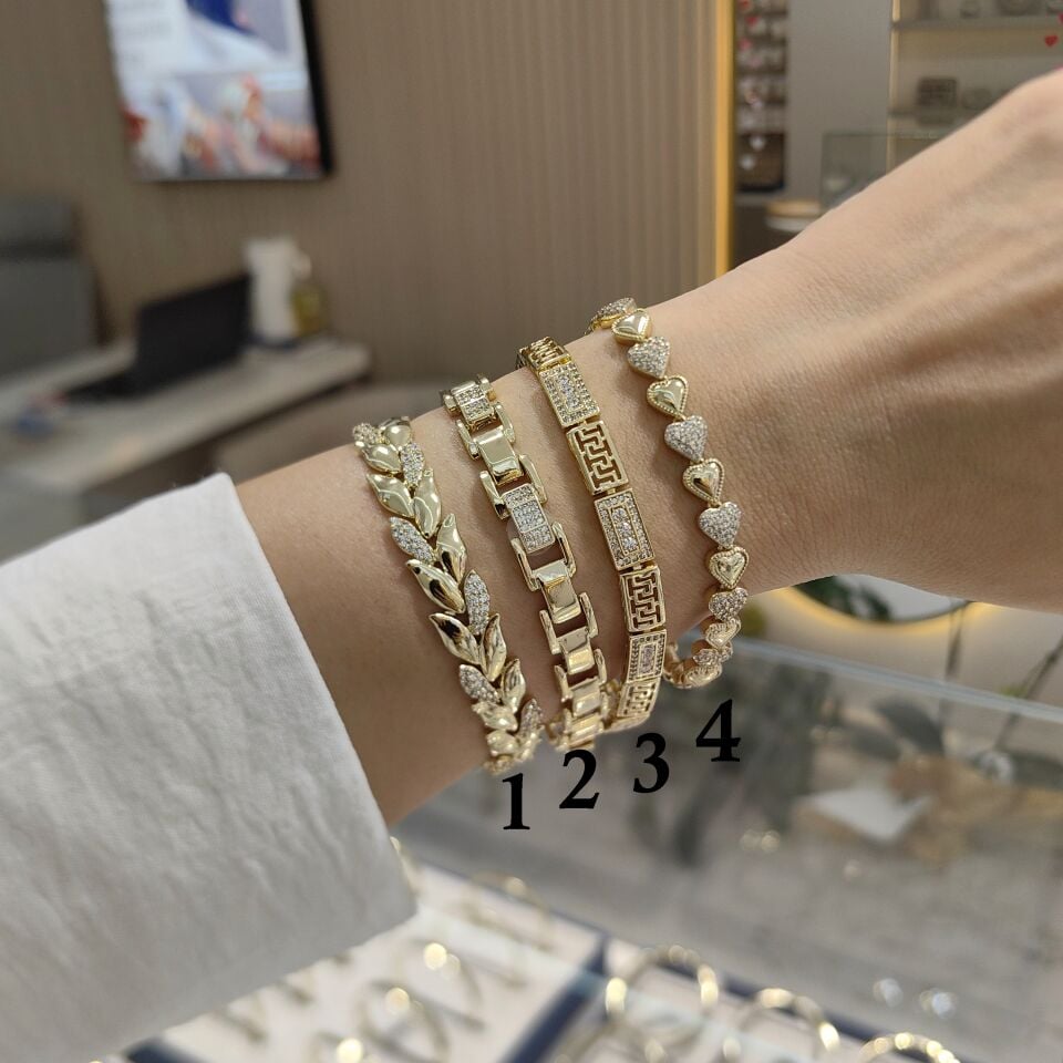 14K ALTIN KAPLAMA BEST BİLEKLİKLER