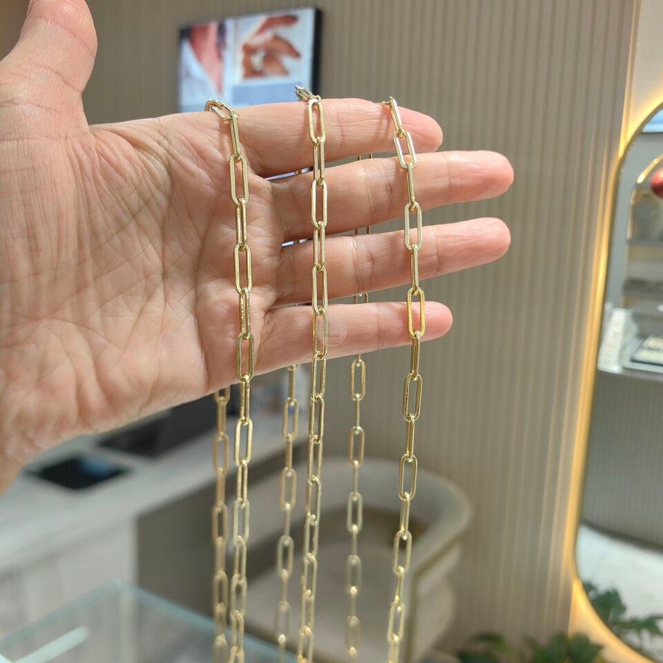 14K ALTIN KAPLAMA ATAÇ ZİNCİRLER