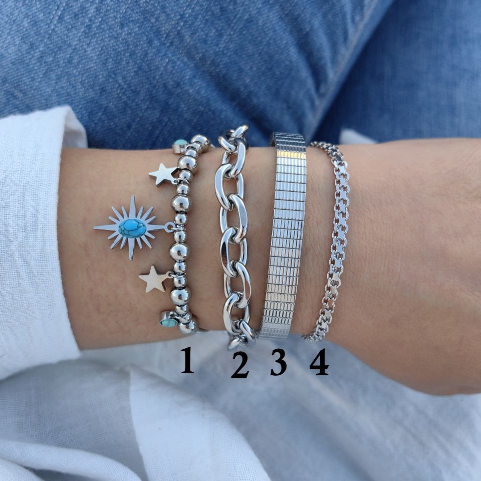 SİLVER ÇELİK BİLEKLİKLER