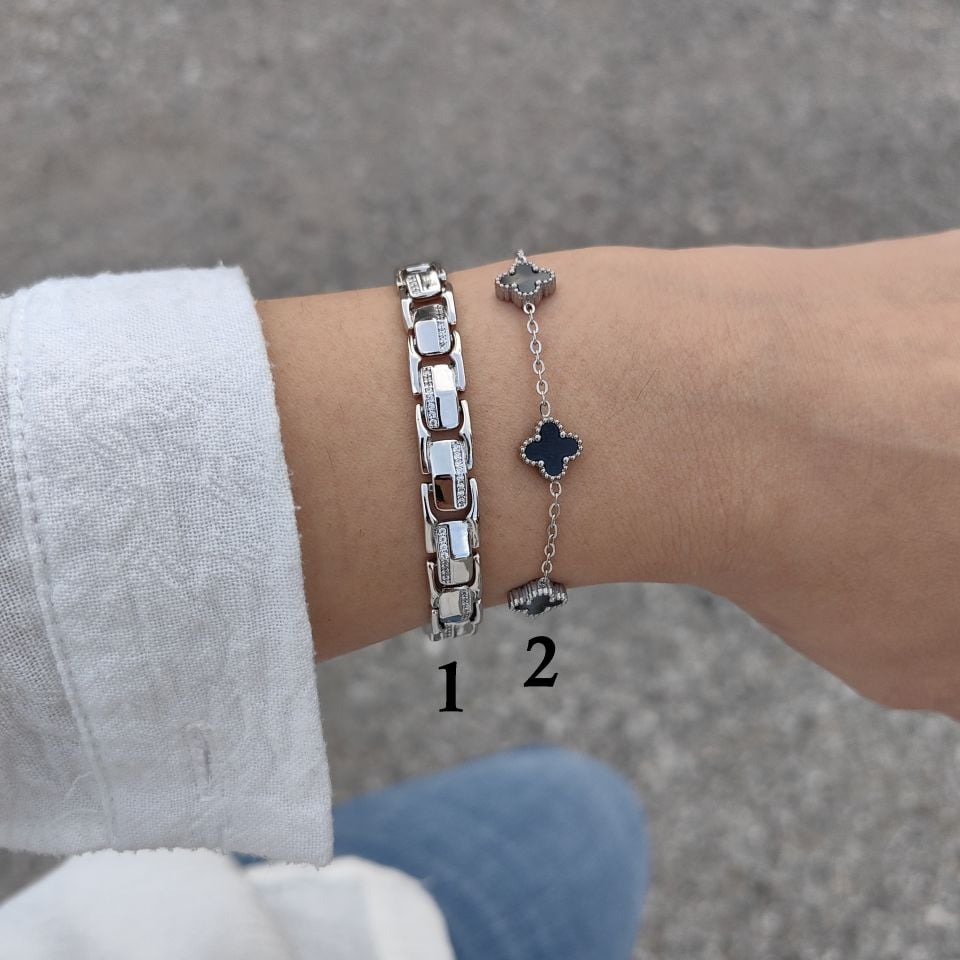 SİLVER KAPLAMA KOMBİN BİLEKLİKLER