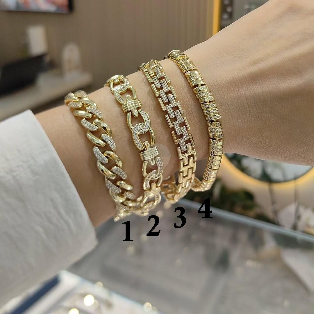 14K ALTIN KAPLAMA PRO BİLEKLİKLER