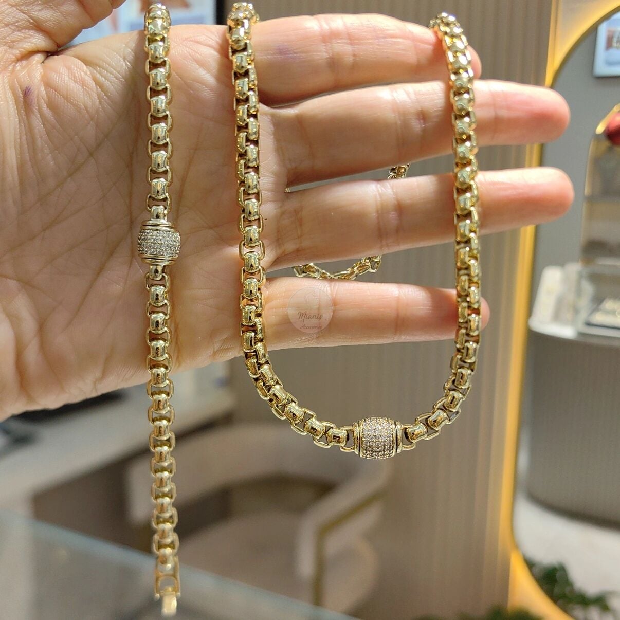 14K ALTIN KAPLAMA SET