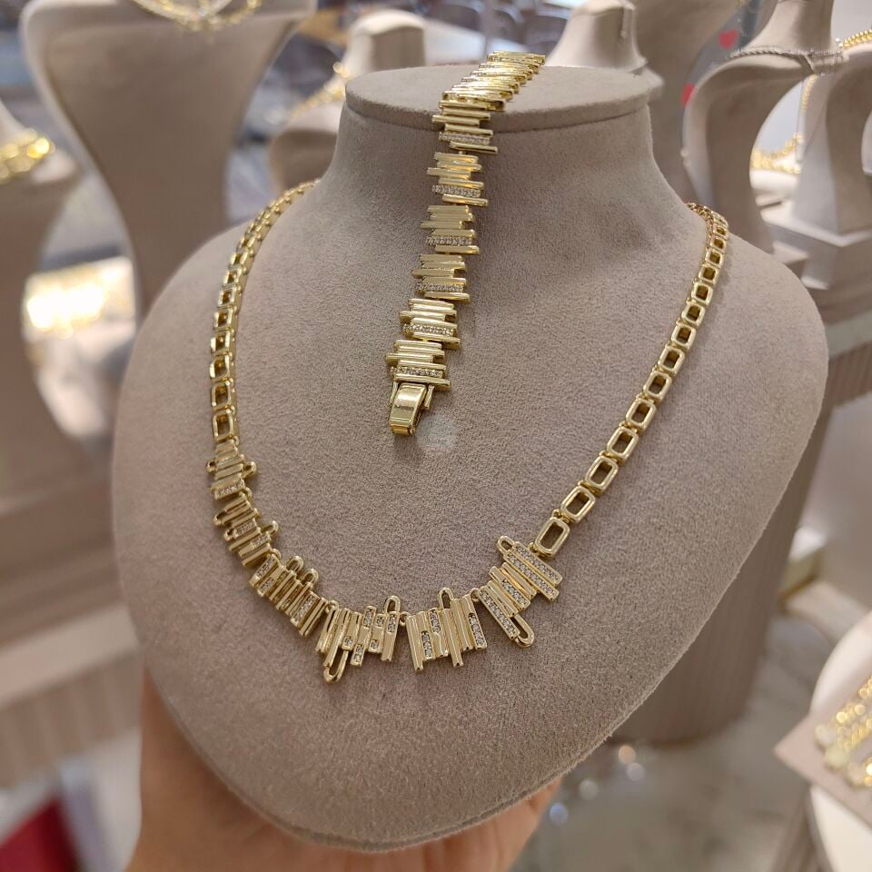 14K ALTIN KAPLAMA RİTİM SET