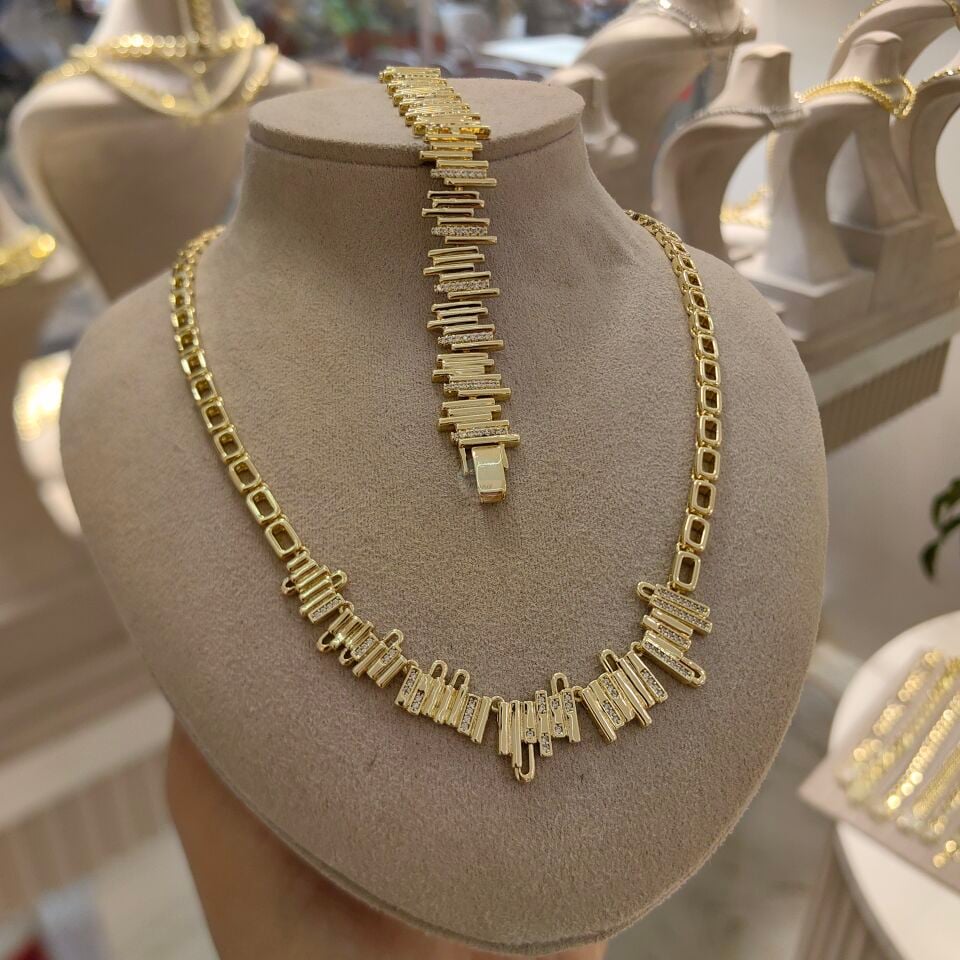 14K ALTIN KAPLAMA RİTİM SET
